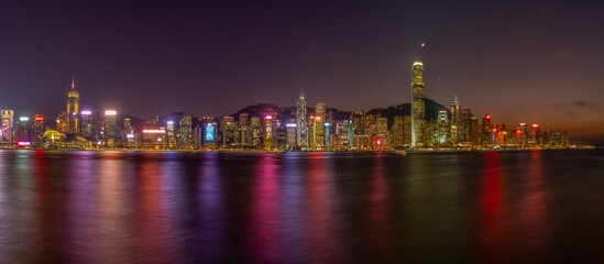 Hong Kong Syline at night