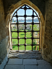 old window in Alexandria Qaitbay cathedral
