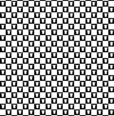 black and white squares with 100 skull 