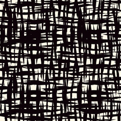 Cross striped seamless surface pattern. Tree bark freehand print. Handdrawn organic, natural camouflage texture