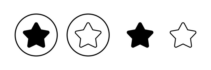 Star Icon vector illustration. rating sign and symbol. favourite star icon