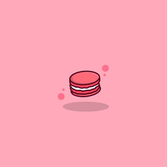illustration vector graphic of macaron perfect for logos, icons,designs, posters, pamphlets, and advertisements 