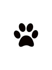 Footprint icon. Trail animal. Vector illustration.