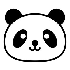 Fototapety  panda icon