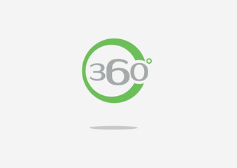 360 degrees logo concept design