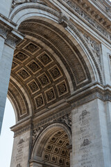 Iconic Arc de Triomphe in Summer in Paris