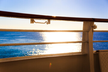 view of the sea from the window