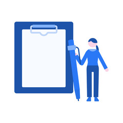 バインダー　女性