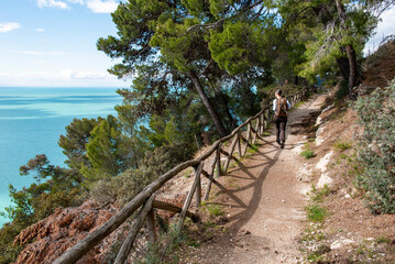 Hiking the famous Nature Trail Mergoli Vignanotica, Gargano Peninsula