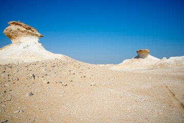 Fototapeta na wymiar Zekreet Rock Formation - Qatar