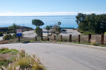 Nicholas canyon beach parking lot Malibu California