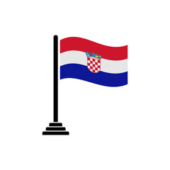 independence day of croatia icon set vector sign symbol