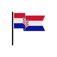 independence day of croatia icon set vector sign symbol