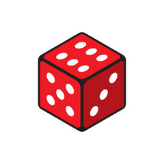 Dice icon vector design templates