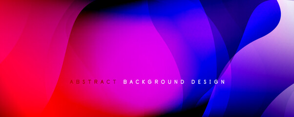 Trendy simple fluid color gradient abstract background with dynamic wave line effect. Vector Illustration For Wallpaper, Banner, Background, Card, Book Illustration, landing page