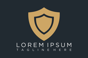 Shield Icon in trendy flat style isolated on grey background. Shield symbol for your web site design, logo, app, UI. Vector illustration