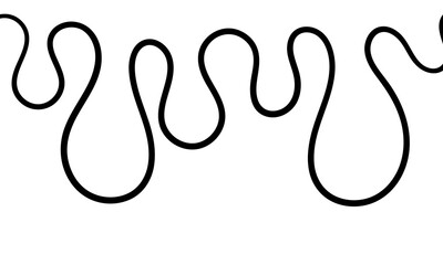 melting liquid hand drawn background on white background