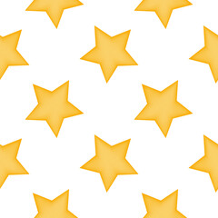 stars seamless pattern with mesh technique on white background