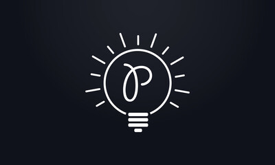 Electricity light logo and Electricity fiber logo with lighting bulb letter vector design and online bulb vector logo. Idea bulb symbol