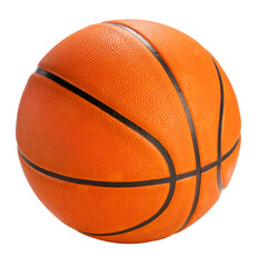 Basketball sport equipment on white backgroung PNG File.