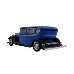 Plakat Gangster classic car isolated