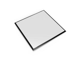 Square Poster Frame 3D Illustration Mockup Scene