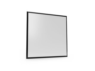 Square Poster Frame 3D Illustration Mockup Scene