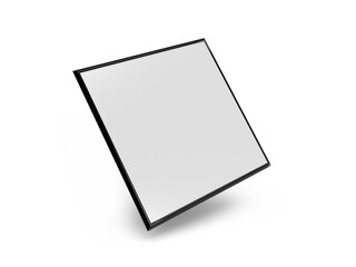 Square Poster Frame 3D Illustration Mockup Scene