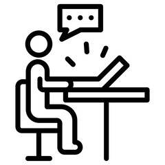 online discussion icon