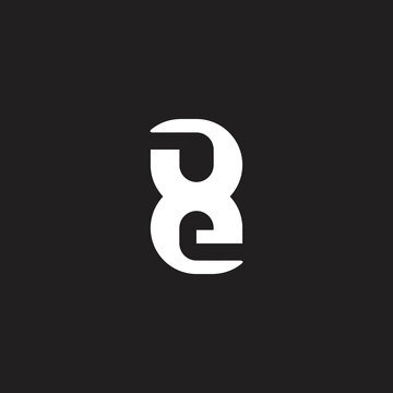 letter 8e simple design symbol logo vector