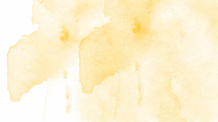 Abstract yellow watercolor background for your design, watercolor background concept, vector.