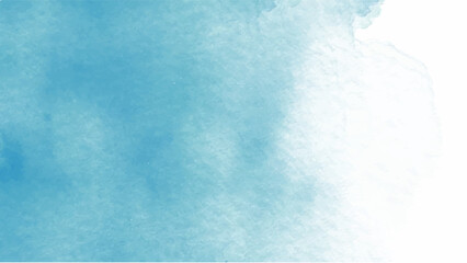 Abstract blue watercolor background for your design, watercolor background concept, vector.