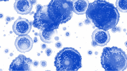 Abstract blue watercolor background for your design, watercolor background concept, vector.