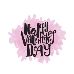 Valentine day hand drawn phrases lettering. Handmade calligraphy vector illustration. 
