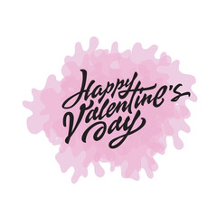 Valentine day hand drawn phrases lettering. Handmade calligraphy vector illustration. 