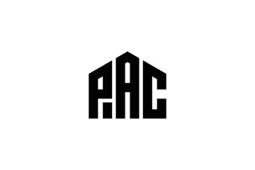 Letter PAC Home Logo Design Template