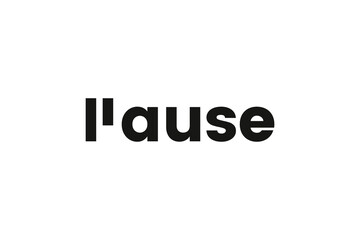 Letter Pause Logo Design Template