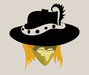illustration of a cowboy hat