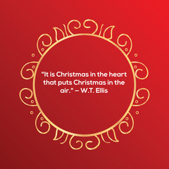 Vintage Merry Christmas Postcard/ Illustration of an elegant christmas vintage background, with beautiful typography and grunge texture, for christmas and new year's eve holidays