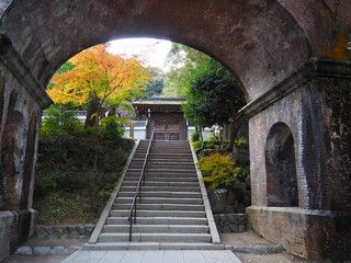 秋の京都　南禅寺　水路閣