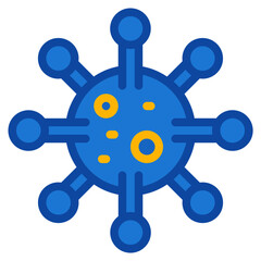 Fototapeta premium virus two tone icon