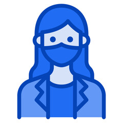 mask blue icon
