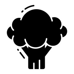 Broccoli vector icon in trendy style, ready to use