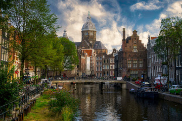 Fototapeta na wymiar The City of Amsterdam, the Netherlands