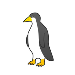 Clip art of cute penguin