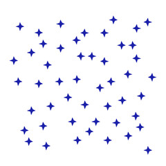 Flat Star Element Vector