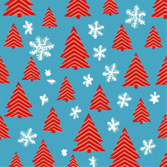 Christmas Themed Geometric Pattern