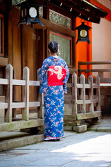 Fototapeta na wymiar Kimono