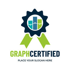 Graph Certified Logo Vector