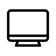 Monitor Screen Icon Vector Symbol Design Illustration